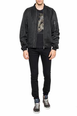 Logo-embroidered bomber jacket, zdjęcie 2 Logo-embroidered bomber jacket od Versace Jeans